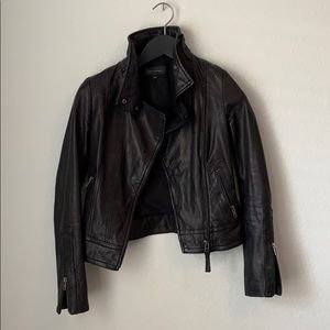 Mackage for Artizia Kenya Black Leather Jacket